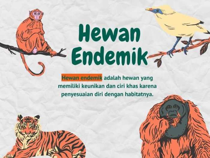 Mengenal Hewan-Hewan Endemik di Indonesia